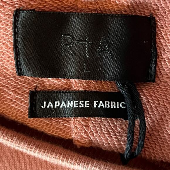 RTA sweatshirt Gael Pullover coral Large L - Picture 6 of 8